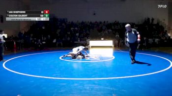 144 lbs 1st Place Match - Colton Gilbert, Vancleave High School vs Ian Shepherd, Desoto Central