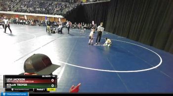 62 lbs Quarterfinal - Kollin Troyer, Iowa vs Levi Jackson, High Altitude Wrestling Club