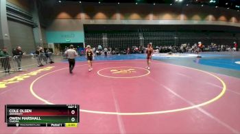 120 lbs Prelim - Cole Olsen, University vs Owen Marshall, Tahoma
