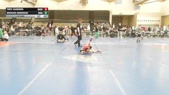 47 lbs Rr Rnd 3 - Trey Sanders, Mat Assassins - K3 vs Brooks Giberson, Wrecking Crew Wrestling Academy - K3