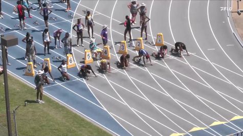 Youth Girls' 100m Hurdles, Finals 1 - Age 15-16