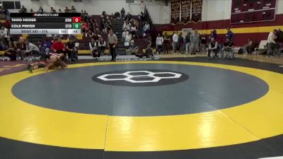 175 lbs Cons. Round 1 - Tavio Hoose, St Francis vs Cole Pinter, St Edward