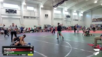 138 lbs Round 2 (8 Team) - Braden Durst, All American vs Tyler Clark, Kiski Pride