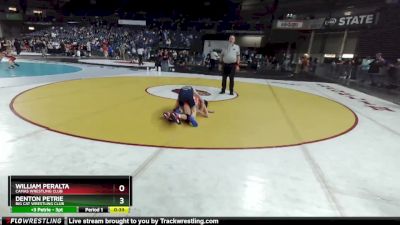 80 lbs Cons. Round 4 - William Peralta, Camas Wrestling Club vs Denton Petrie, Big Cat Wrestling Club