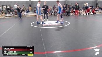 152 lbs Cons. Semi - Ken Larsen Jr., Ascend Wrestling Academy vs Wyatt Cook, Unattached