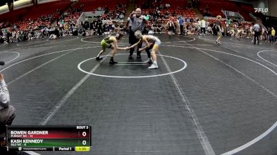 68 lbs Round 1 (8 Team) - Bowen Gardner, Pursuit WC vs Kash Kennedy, Silo WC