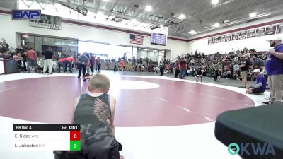 40-43 lbs Rr Rnd 4 - Everly Sides, WTC vs Lynnlee Johnston, Mannford Pirate Youth Wrestling