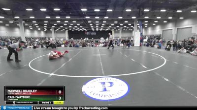 113 lbs Quarterfinal - Cash Waymire, Tennessee vs Maxwell Bradley, Tuttle Wrestling Club