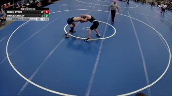 144 lbs Finals (8 Team) - Jaxon Ayres, North Platte vs Brock Lindley, Elkhorn South