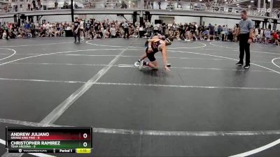 106 lbs Round 1 (8 Team) - CHRISTOPHER RAMIREZ, Team Arizona vs Andrew Juliano, Savage King Pins