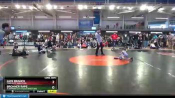 35 lbs Cons. Semi - Jack Branch, Tiger Elite Wrestling vs Bronner Rape, Alexander City Youth Wrestling