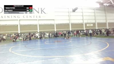 74 lbs Quarterfinal - Beau Flynn, Champions Wrestling Club vs Lad Pentz, Sanderson Wrestling Academy