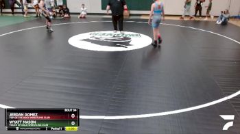 110 lbs Champ. Round 1 - Wyatt Mason, Touch Of Gold Wrestling Club vs Jerdan Gomez, Top Of The Rock Wrestling Club