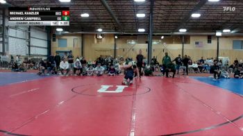 184 lbs Champ. Round 1 - Michael Kanzler, Big Bend Community College vs Andrew Campbell, Evergreen State College