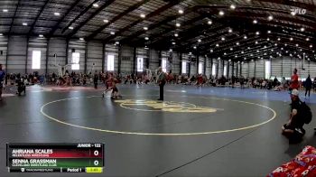 122 lbs Cons. Semi - Senna Grassman, Cleveland Wrestling Club vs Ahriana Scales, Relentless Wrestling