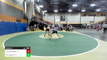 182 lbs Consi Of 4 - Gavin Janowski, Lyman Hall* vs Adam Zavecz, Bristol Eastern