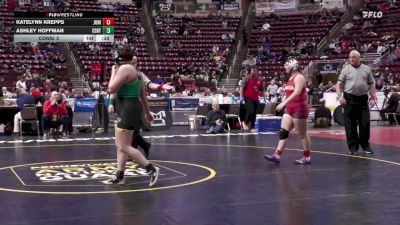 190 lbs Consi 3 - Katelynn Krepps, Juniata-G vs Ashley Hoffman, Central Dauphin-G