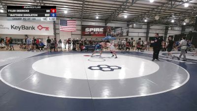 79 kg Champ. Rd Of 128 - Tyler Deericks, Golden One RTC vs Matthew Singleton, Wolfpack RTC