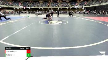 126 lbs Champ. Round 1 - Desi Wade, Mascoutah vs Nolan Lowe, University