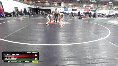 184 lbs Cons. Round 1 - Miloz Gargol, Montreat College vs Conall Liburdi, Hastings (Neb.)