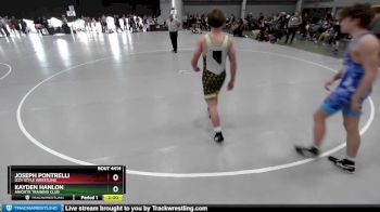 150 lbs Champ. Round 1 - Joseph Pontrelli, Izzy Style Wrestling vs Kayden Hanlon, Aniciete Training Club