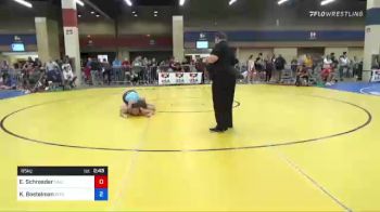 65 kg Consi Of 8 #1 - Erica Schroeder, California vs Kendall Bostelman, Wyoming Seminary Wrestling Club