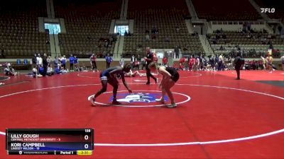 138 lbs Round 2 (3 Team) - Lilly Gough, Central Methodist University vs Kori Campbell, Lindsey Wilson