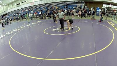 14U Girls - 130 lbs Champ. Round 2 - KiMorah Cathey, Hurricane Wrestling Academy vs Paityn Clower, West Virginia