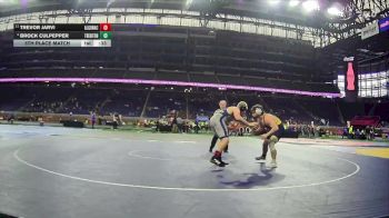 D2-215 lbs 5th Place Match - Trevor Jarvi, Algonac vs Brock Culpepper, Trenton