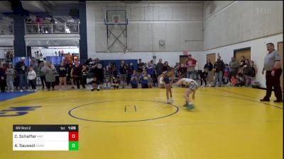 71-80 lbs Rr Rnd 2 - Cidney Schaffer, Mat Assassins vs Addie Saussol, Canon-McMillan