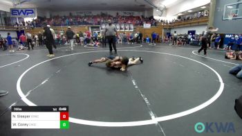 70 lbs Semifinal - Nahkohe Sleeper, El Reno Wrestling Club vs Waylon Coney, Choctaw Ironman