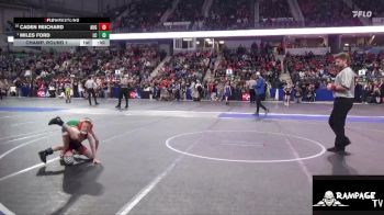 55 lbs Champ. Round 1 - Miles Ford, Linn County vs Caden Reichard, Augusta