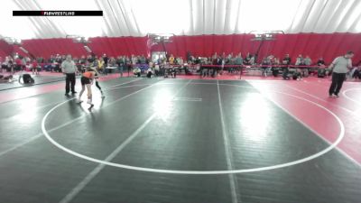 14U Boys - 100 lbs Cons. Round 5 - Walker Borkovec, Wisconsin vs Easton Jacobs, Demons WC (Burlington)