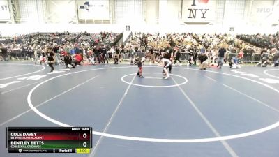 94 lbs Quarterfinal - Cole Davey, B2 Wrestling Academy vs Bentley Betts, Cobleskill CR Dawgs