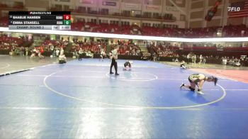 132 lbs Champ. Round 2 - Shaelie Hansen, Rocky Mountain vs Emma Stansell, Kuna