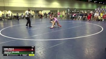 105 lbs Round 2 (8 Team) - Mikayla Williams, Stormettes vs Sara Pauls, Head Hunters