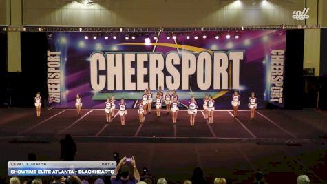 Showtime Elite Atlanta - Blackhearts [2025 L1 Junior Day 1] 2025 CHEERSPORT Cartersville Classic