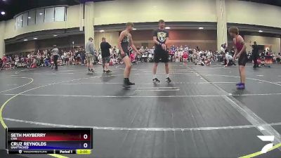 130/138 Semifinal - Seth Mayberry, Cwa vs Cruz Reynolds, Unattached