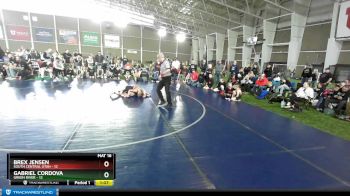 74 lbs Round 2 (4 Team) - Gabriel Cordova, Green River vs Brex Jensen, South Central Utah