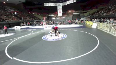 43 lbs Cons. Semis - Daniel Rojo, Los Bandidos vs Lincoln Cokinos, MatTime Wrestling