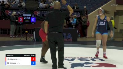 76 lbs Champ. Round 1 - Shenita Lawson, New York Athletic Club vs Madeline Hodges, Warrior Trained Wrestling