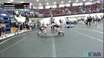88-95 lbs Rr Rnd 4 - Jaidyn Wilson, Mustang vs Devyn Vincent, Shelton Wrestling Academy