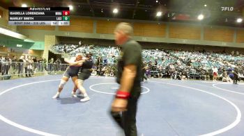 235 lbs Semifinal - Isabella Lorenzana, Marina vs Marley Smith, Lassen