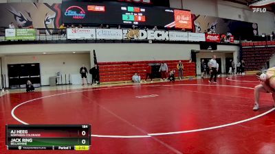 184 lbs Cons. Round 3 - Jack Ring, Bellarmine vs AJ Heeg, Northern Colorado