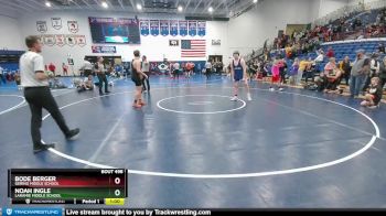 215 lbs 1st Place Match - Noah Ingle, Laramie Middle School vs Bode Berger, Gering Middle School