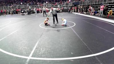 49 lbs Quarterfinal - Ryker Rubinstein, Wentzville Wrestling Federation vs James Evans, Bartlesville Wrestling Club