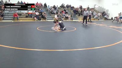 J-12 lbs Cons. Semi - Ryder Bunting, Golden Hawk Wrestling Club vs Cael McGonegle, North Liberty Club Wrestling