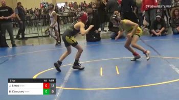 61 lbs Prelims - John Emes, Bergen Area Dragons ES vs Bronco Campsey, Warhawks Inc. ES