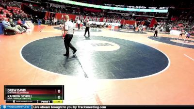 2A 120 lbs Quarterfinal - Drew Davis, Chatham (Glenwood) vs Kamron Scholl, Maple Park (Kaneland)