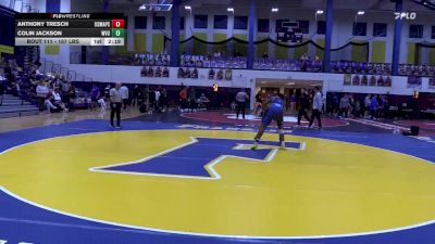 157 lbs Consi Of 16 #2 - Anthony Tresch, USMAPS/Army Prep vs Colin Jackson, West Virginia